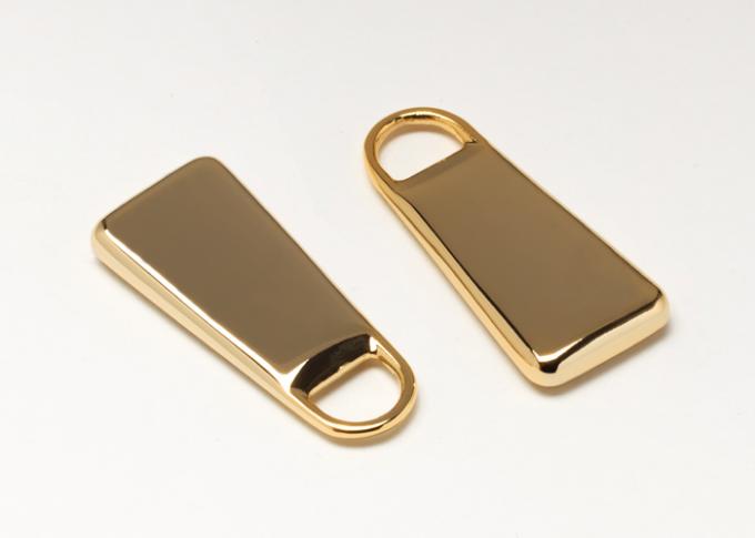 30 * 13 * 4mm ハンドバッグの付属品ハードウェア袋のための金ジッパーの引きに貯蔵しました