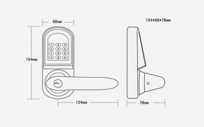高度パスワードBluetoothのリモート・コントロール移動式Appが付いている電子ドア ロック