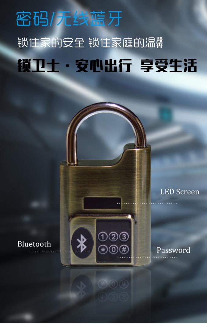 ドア、スマートな旅行組合せの荷物の南京錠のための理性的なBluetooth警報ロック