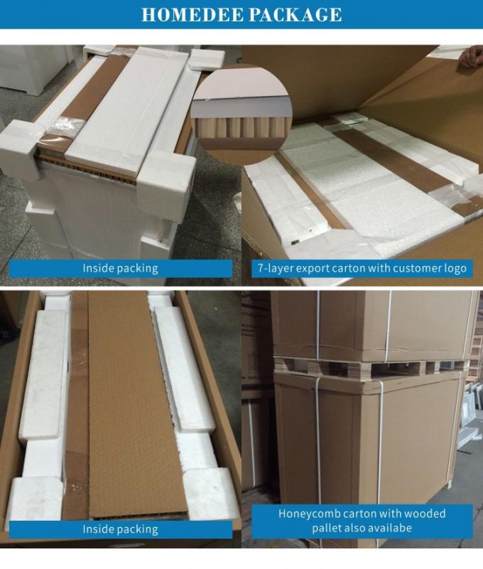 方法装飾的なホテルの浴室用キャビネットは水切り器/コックなしで置きます