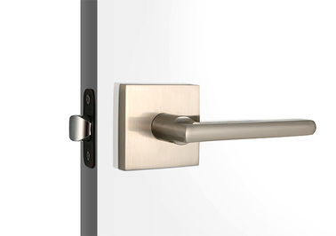 亜鉛合金管式ロックセット 調整可能な浴室ドアロック サテンニッケル