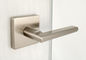 亜鉛合金管式ロックセット 調整可能な浴室ドアロック サテンニッケル