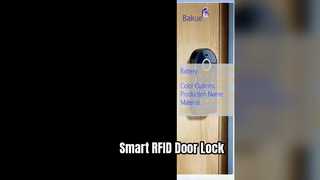 スマートRFIDドアロックの安全なアクセス管理