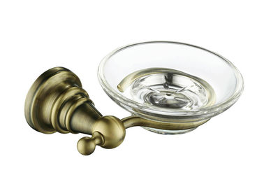 アンティーク バスルーム アクセサリー ガラス シャワー 石けん 皿 簡単に 設置