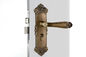 部屋のドア モルチスロックセット 250x62mm プレート アンティーク 黄銅