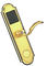 プラテッド ゴールド ホテル 電子 ドア 鍵 カード / 鍵 操作 288 * 73mm プレート サイズ
