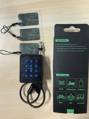 キーフリー スマート・ハンドロック 室外 4MmケーブルとAPP制御 IP65防水
