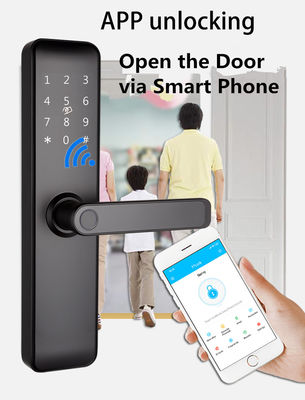 塗装されたBluetooth WiFi RFID アパートの鍵のないスマートロック ホーム 入り口 部屋のドア