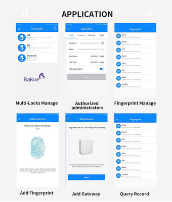 120分 防火指紋 ドアロック 互換式 入口 ドア アパート ドア ホテル ドア オフィス ドア アクセス ソリューション スマート APP WiFI コード