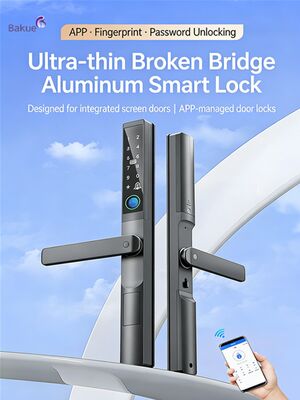 APP ブルーテント パスワード WiFi カード メカニカルキー 解錠 方式 スマート デジタル ドア ロック 4pcs AA バッテリー セキュリティ管理システム