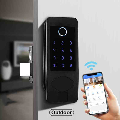 防水ロック IP65 外部 スマートドアロック 指紋ロック解除