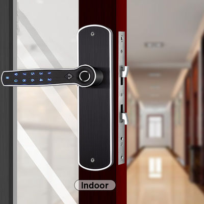 スマートTTロック FPC指紋ドアロック 逆向きハンドル付きBluetooth